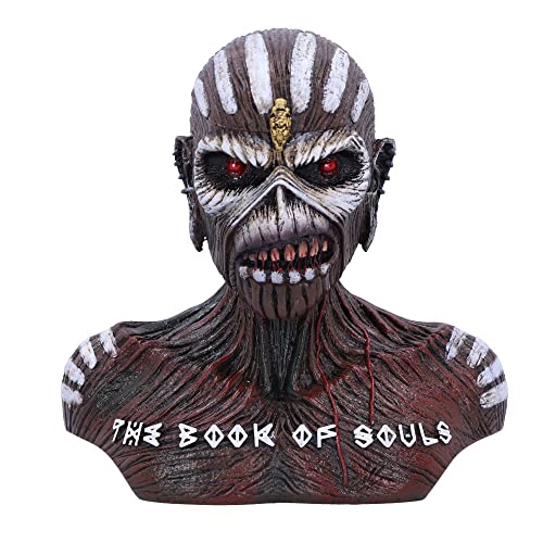 Nemesis Now Offizielles Lizenzprodukt Iron Maiden The Book of Souls Büste Box (klein), Braun, 11,5 cm von Nemesis Now