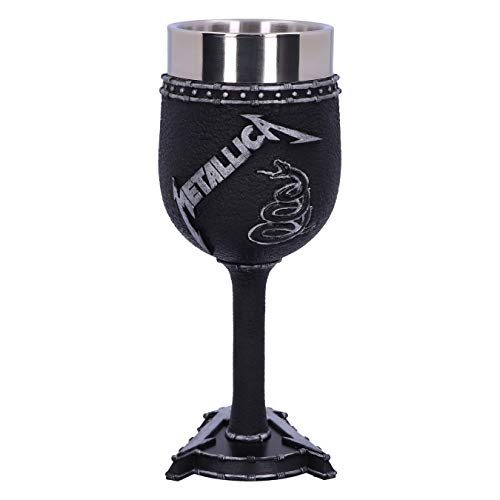 Nemesis Now Offizielles Lizenzprodukt Metallica Album Weinglas, B5222R0, schwarz von Metallica