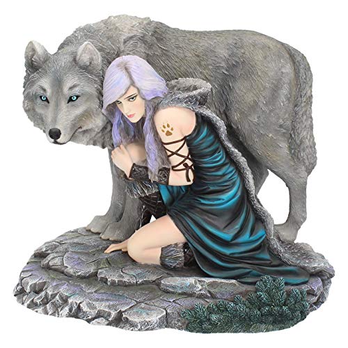 Nemesis Now Protector Limited Edition Anne Stokes Figur, 25 cm, Kunstharz, Grau von Nemesis Now