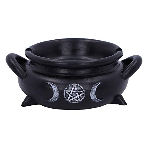 Nemesis Now Räucherstäbchenbrenner mit Kesselblase, Hexe, Wiccan, Schwarz, 13 cm von Nemesis Now