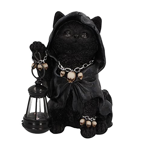 Nemesis Now Laternenfigur Reapers Katzen, Schwarz, 18,5 cm von Nemesis Now