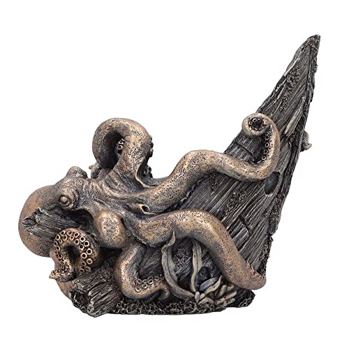 Nemesis Now Release The Kraken Weinflaschenhalter, Bronze, 25,8 cm von Nemesis Now