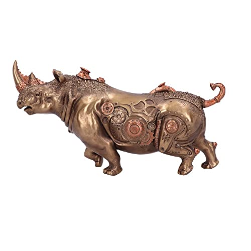 Nemesis Now Rhino Raffiniert, 29,5 cm, Bronze von Nemesis Now