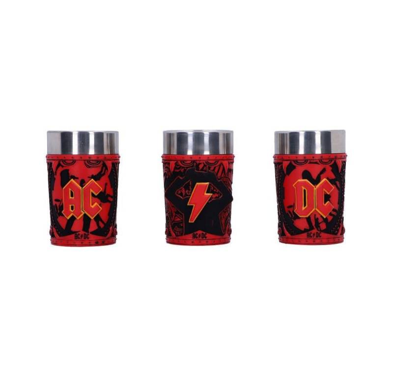 Nemesis Now Schnapsglas AC/DC Schnapsgläser Logo 3er-Pack, Offiziell lizenziert von Nemesis Now