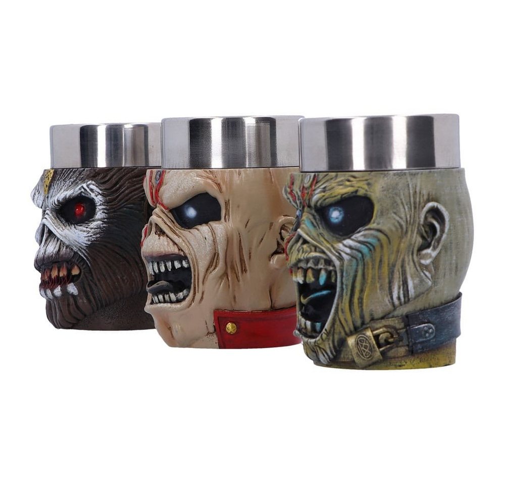 Nemesis Now Schnapsglas Iron Maiden Schnapsgläser 3er-Pack Eddie 9 cm von Nemesis Now