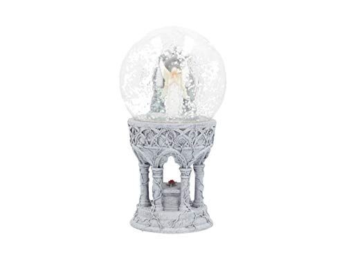 Nemesis Now Schneekugel Love Remains Anne Stokes, 18,5 cm, Harz, Glas, Wasser, elfenbeinfarben von Nemesis Now