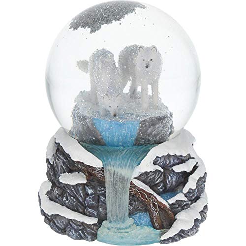 Nemesis Now Snowglobe 14.5cm White Warriors of Winter Lisa Parker Schneekugel 14,5 cm, Weiß, Harz und Glas, Einheitsgröße von Nemesis Now