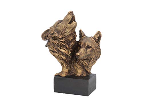 Nemesis Now Song of The Wild Wolf Büste 23 cm Bronze Harz von Nemesis Now