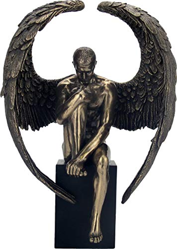 Nemesis Now Spiegelfigur Engel 33 cm bronzefarben von Nemesis Now
