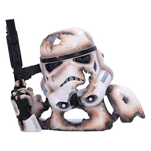 Nemesis Now Stormtrooper Büste 23,5 cm, Kunstharz, offiziell Lizenziertes Original Stormtrooper-Merchandise, Stormtrooper, gestrahlte Büste, gegossen aus feinstem Kunstharz, fachmännisch handbemalt von Nemesis Now