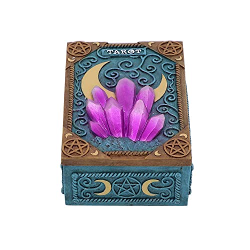 Nemesis Now Tarot-Box, kristallin, 14,4 cm, blau, 14.4cm von Nemesis Now