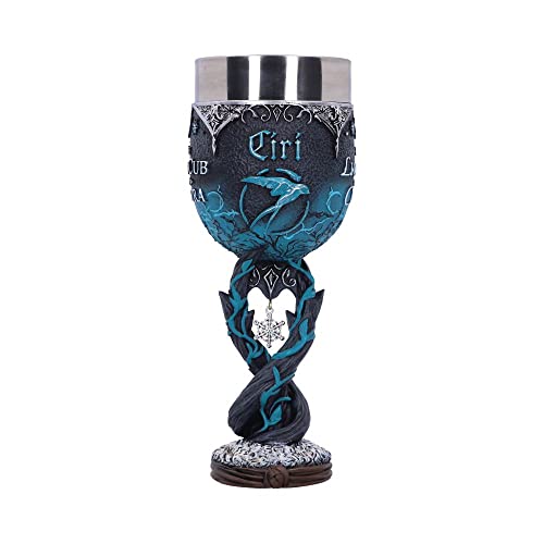 Nemesis Now The Witcher Ciri Kelch, offizielles Lizenzprodukt, Blau, 19,5 cm, Harz von Nemesis Now