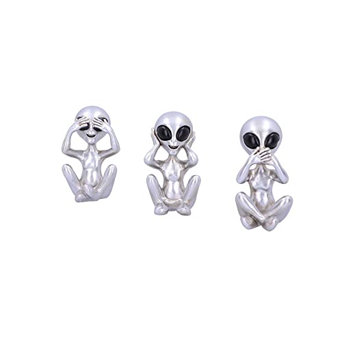 Nemesis Now Three Wise Aliens, Silber, 7,5 cm von Nemesis Now