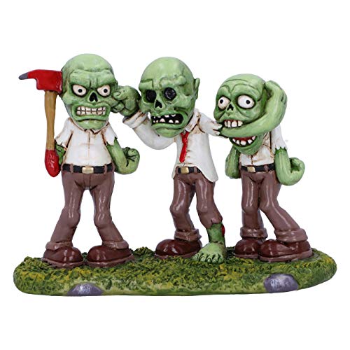 Nemesis Now Three Wise Zombies Horror Undead Creature Figur, grün, 15.5cm von Nemesis Now