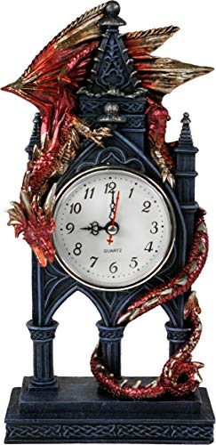 Nemesis Now Time Guardian Uhr 17cm rot AL50380 von Nemesis Now