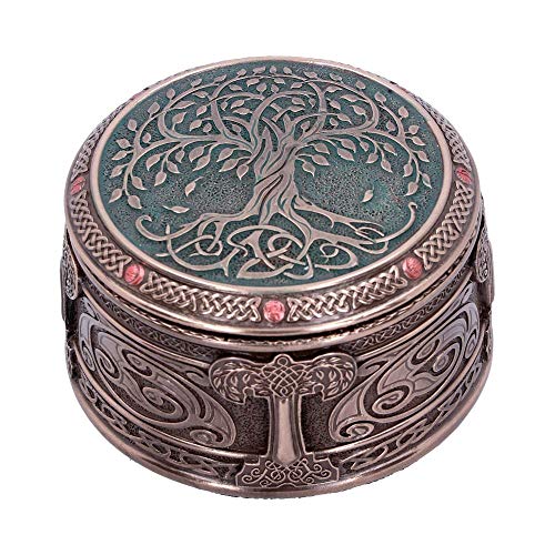 Nemesis Now Lebensbaum-Box, 10 cm, Harz, Bronze, Einheitsgröße von Nemesis Now