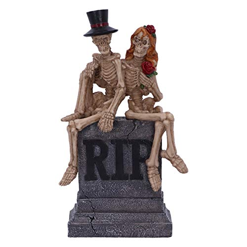 Nemesis Now True Love Never Dies Skelett-Liebhaber Hochzeit-Figur, grau, 17 cm von Nemesis Now