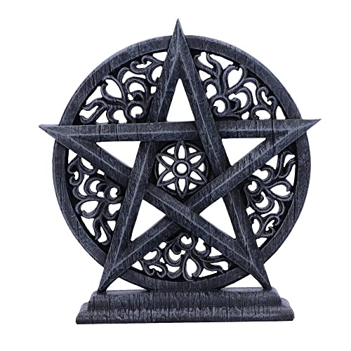 Nemesis Now Twilight Pentagramm-Ornament, Silber, 15,5 cm, Kunstharz Nemesis Now Twilight Pentagramm-Ornament, Silber, 15,5 cm, Kunstharz von Nemesis Now
