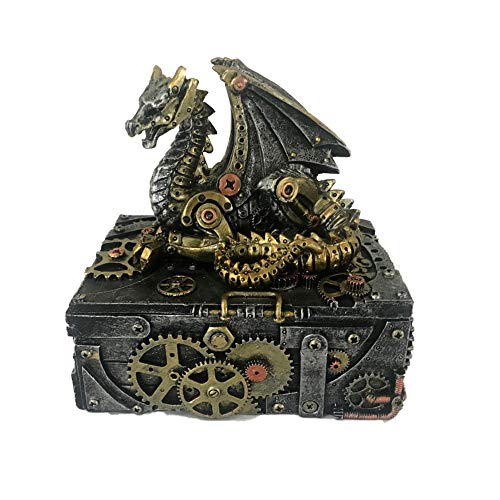 Nemesis Now U3821K8 Secrets of The Machine Box 19,5cm Silber von Nemesis Now