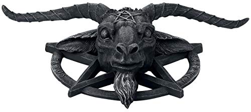 Nemesis Now Wall Plaque 49cm Black Baphomet Wandschild, 49 cm, Schwarz, 40 cm von Nemesis Now