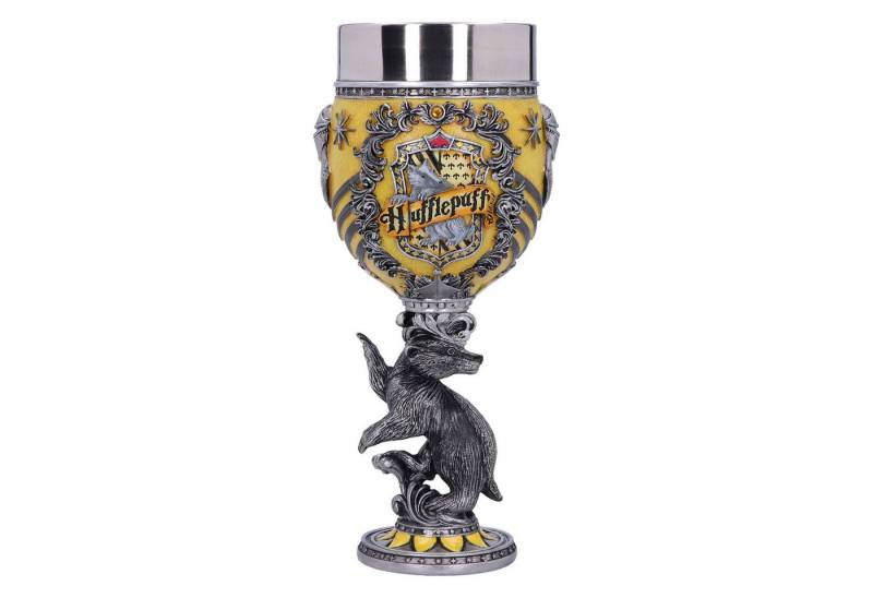Nemesis Now Weinglas Harry Potter Kelch Hufflepuff, handbemalter Kelch von Nemesis Now