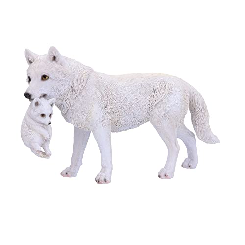 Nemesis Now Winter Bond Wolves Figur, Weiß, 30 cm von Nemesis Now