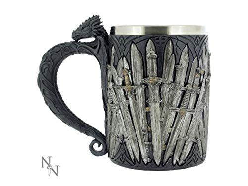 Nemesis Now Sword Bierkrug, 17 cm, silberfarben von Nemesis