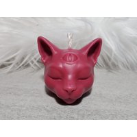Zauberhafte Buddha-Katzen-Kerze Benutzerdefinierte Duft & Farbe, Sojawachs von NemesisBoutique