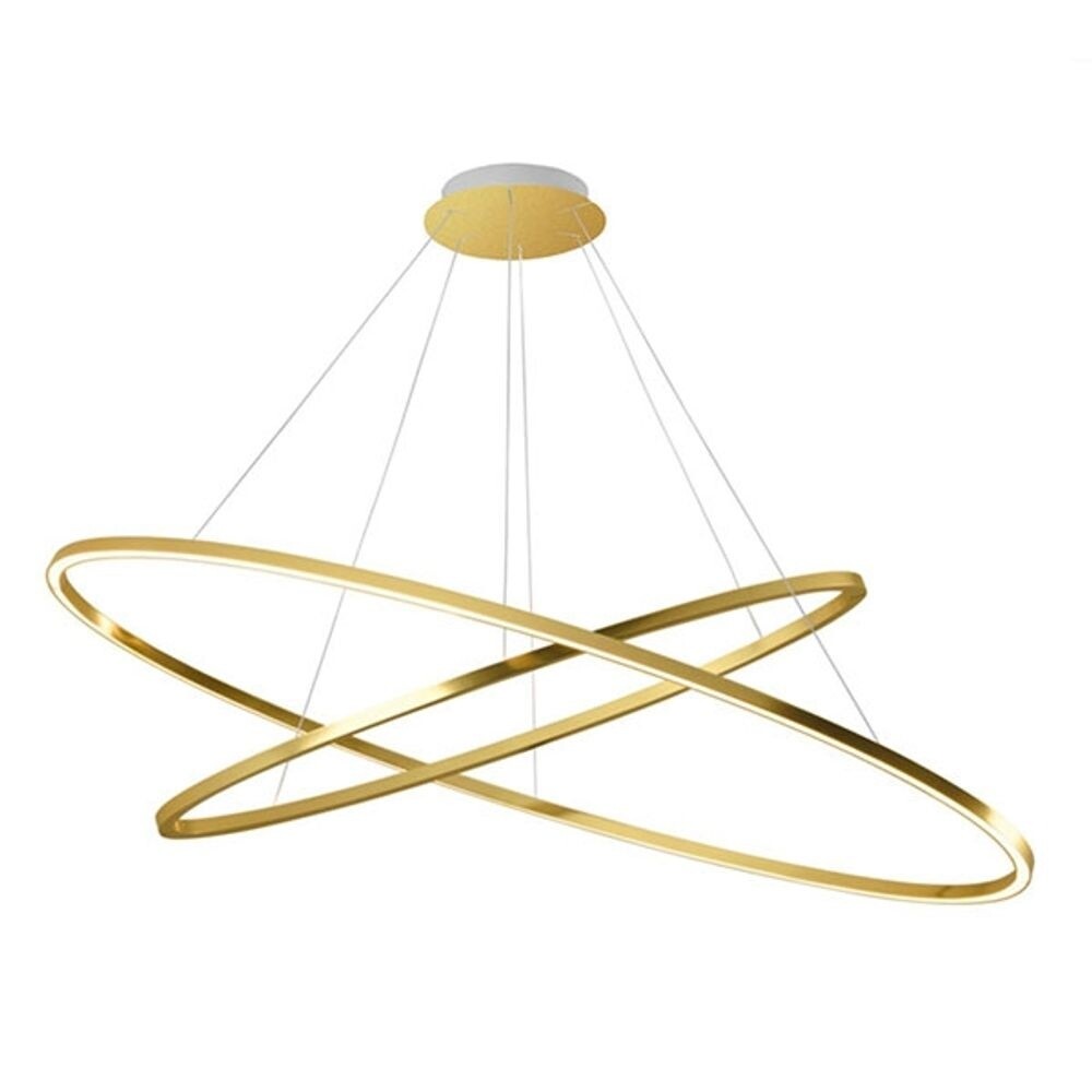 Nemo Lighting - Ellisse Double Pendelleuchte Polished Gold Nemo Lighting von Nemo Lighting