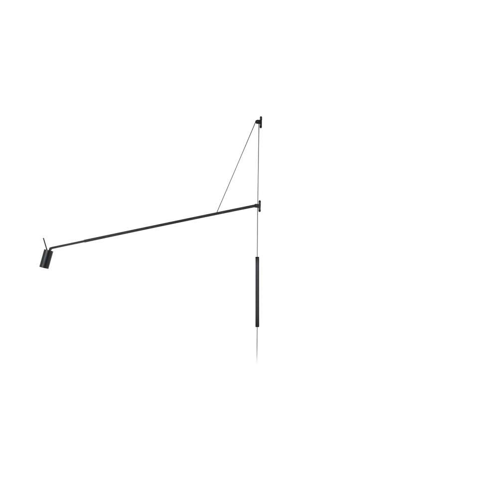 Nemo Lighting - Swan Adjustable Wandleuchte Matt Black Nemo Lighting von Nemo Lighting