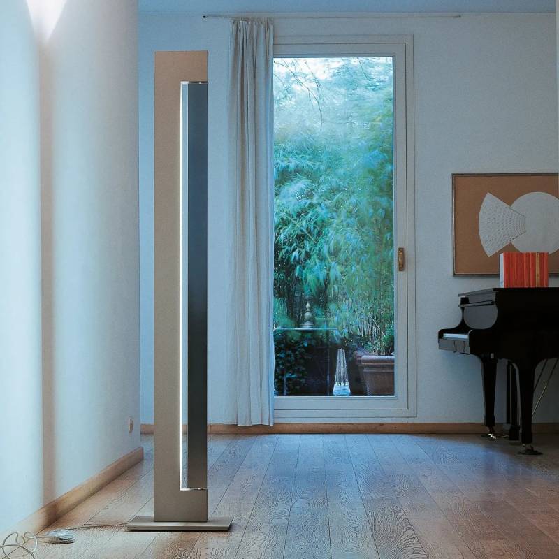 B-Ware Nemo Ara Stehlampe Bodenleuchte Dim To Warm Creme Alu Wohnraumlampe von Nemo