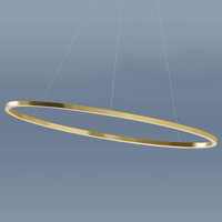 Nemo Ellisse Minor Uplight Sospensione, Abverkaufsware golden poliert von Nemo