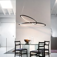 Nemo Kepler LED Sospensione Downlight 2700 K, mattschwarz von Nemo