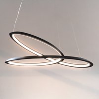 Nemo Kepler Minor LED Sospensione Downlight 2700 K, mattschwarz Nemo Kepler Minor LED Sospensione Downlight 2700 K, mattschwarz von Nemo