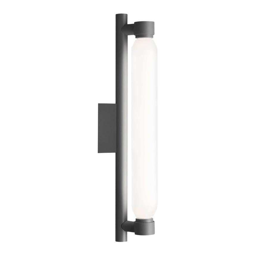 Nemo - La Roche LED Wandleuchte - grau RAL7046/matt/TRIAC dimmbar/BxTxH 4,5x10x37cm/LED 12,5W 925lm 2700K CRI85 von Nemo