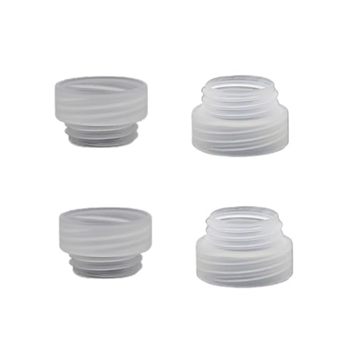 NentMent 4 Stück Feder-Wasserflaschen-Fadenwechsler auf Soda-Flaschenverschlüsse, Adapter, Konverter für Kronkorken, Sprinkler, Haustierdusche, Aufsatz, Sprühkopf, Hundewasserspender von NentMent