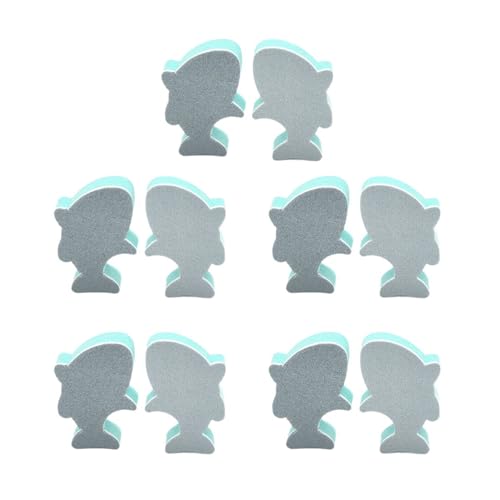 NentMent Glas-Aquarium-Reiniger, Schreibtisch-Glasreiniger, Reinigungswerkzeug, Schwammbürste, Algenschaber für Nano-Glas-Aquarium-Set, kleines Betta-Tank, 10 Stück von NentMent