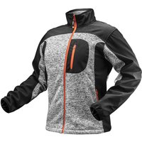 Herren-Strickjacke grau mit Softshell xl - NEO Herren-Strickjacke grau mit Softshell xl - NEO von Neo