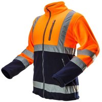 NEO - Warnschutzjacke aus Polar Fleece 280g/m² orange l - Blau von Neo