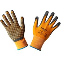 Nylon-Arbeitshandschuhe mit Nitril-Noppen, 4131X, Größe 8 von Neo