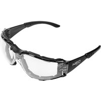 Schutzbrille mit Schaumstoffeinlage, weiße Gläser, Widerstandsklasse FT Schutzbrille mit Schaumstoffeinlage, weiße Gläser, Widerstandsklasse FT von Neo