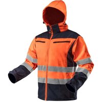 Mobilibrico - Softshell-Warnjacke mit Reflektionsstreifen orange m von MOBILIBRICO