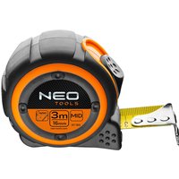 Stahlbandmaß 3 m x 16 mm, Magnet von Neo