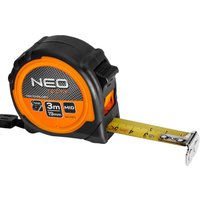 Stahlbandmaß 3 m x 19 mm, Magnet von Neo