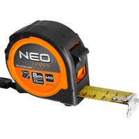 Stahlbandmaß 8 m x 25 mm, Magnet von Neo
