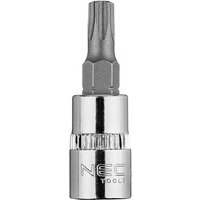 TORX TX27 Bit auf 1/4" Stecknuss, kurz, 37 mm TORX TX27 Bit auf 1/4" Stecknuss, kurz, 37 mm von Neo