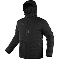 Winter-Arbeitsjacke mit Kapuze schwarz, 100 % Polyester m - Schwarz von Neo