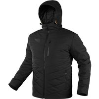 Winter-Arbeitsjacke mit Kapuze schwarz, 100 % Polyester xl - Schwarz von Neo