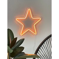 Stern Weltall Kinderzimmer Dekoration | Leuchtreklame Neonlicht Led Neon Sternzeichen Wand Schild von NeoFoxNeon