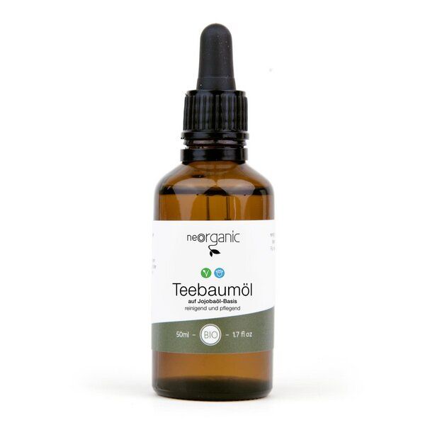 NeoOrganic Bio Teebaumöl (Australien) auf Jojobaöl-Basis – Massageöl 50ml von NeoOrganic